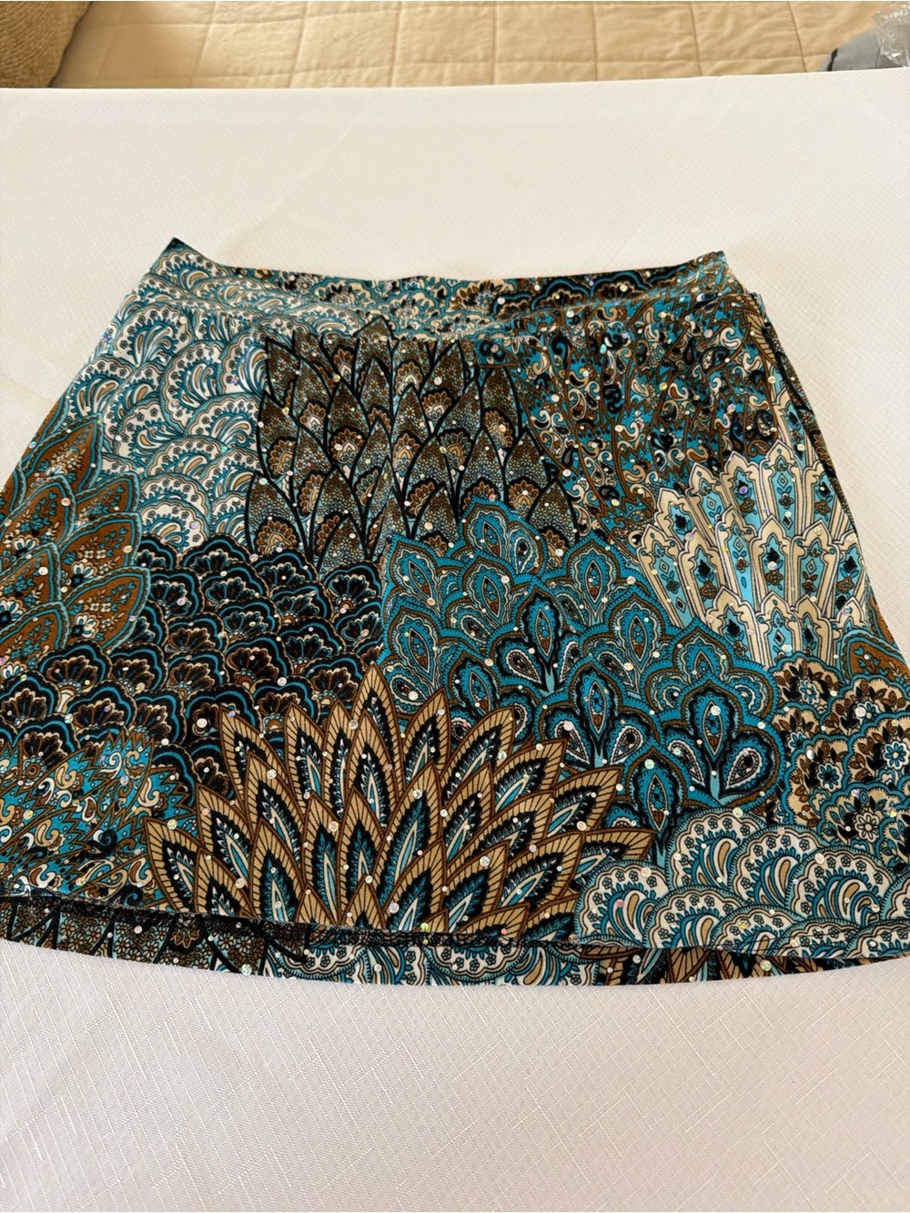 Dream Dance paisley print skort